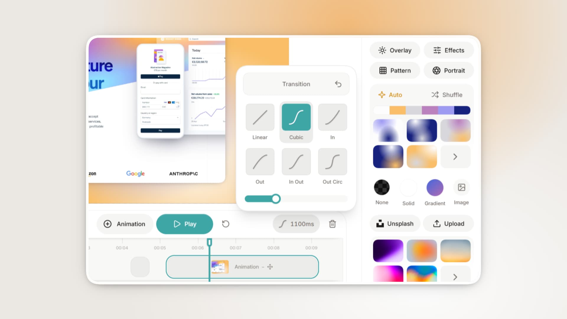 Easing Picker